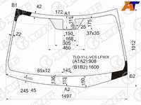 Стекло лобовое + дд HONDA ACCORD 4/5D 12-13 Honda Accord