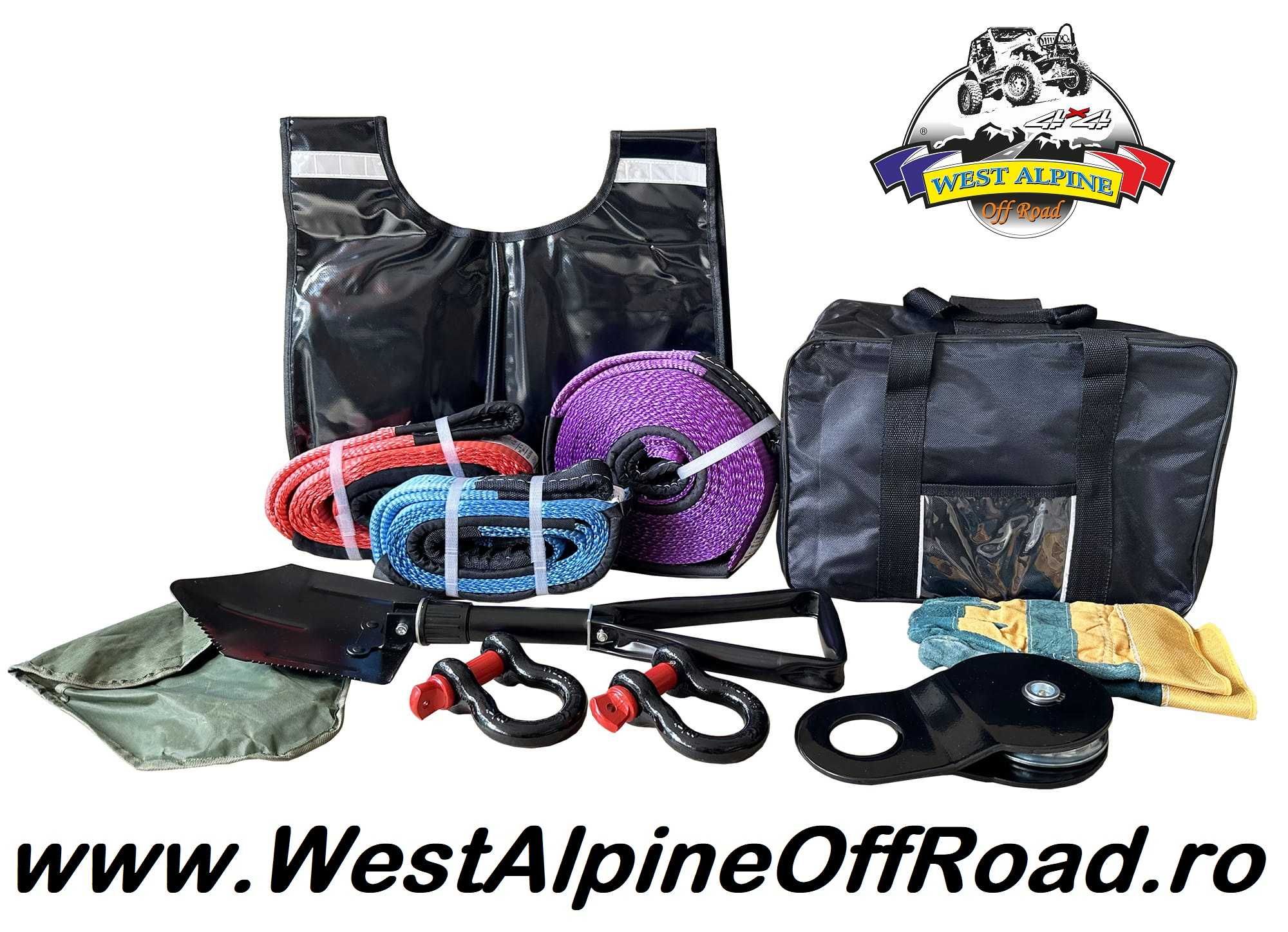 Kit recuperare OFF ROAD - ESCAPE (sufe,ocheti,scripete,manusi,lopata)