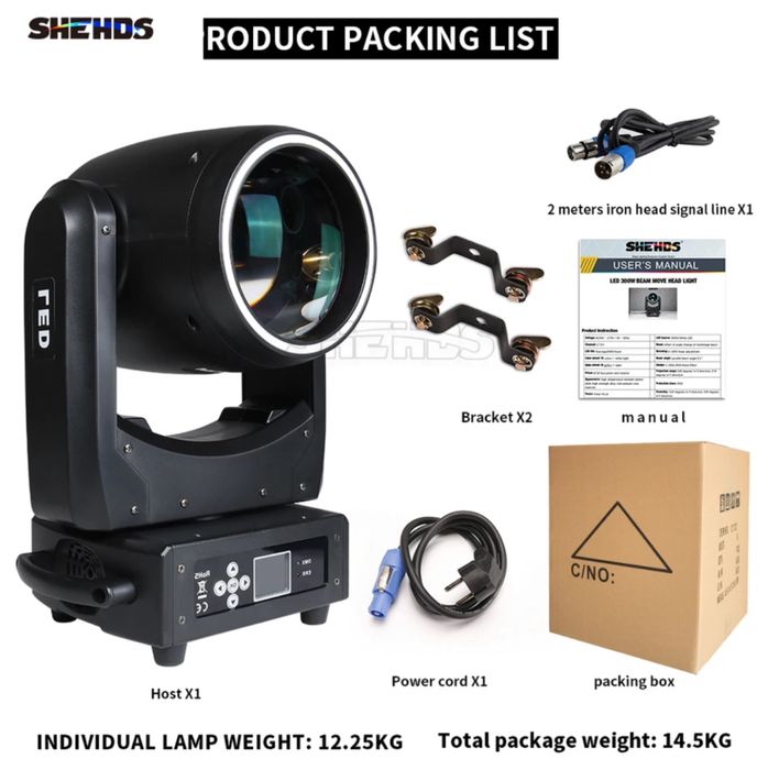 PROMOTIE!!! Moving Head BEAM 300W LED Beam 7R