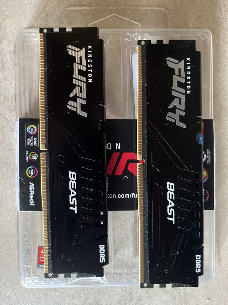 Kingston FURY Beast DDR5 16GB (2x8GB) KF560C40BBK2-16