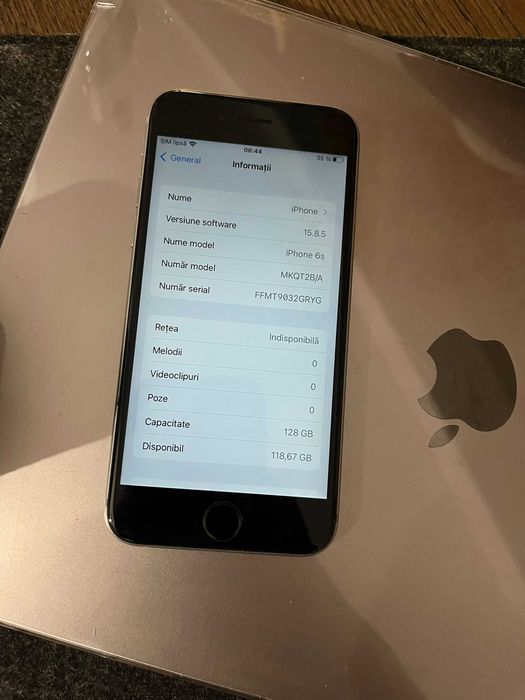 RARITATE Iphone 6s 128gb 100% baterie black