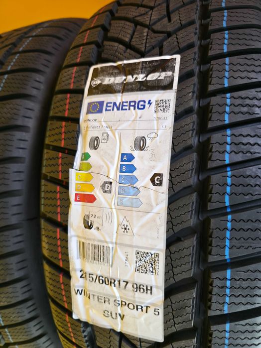 ROTI Jante Anvelope IARNA 215/60/17 5x114.3 OE KIA EV3 EV4 DUNLOP NOI