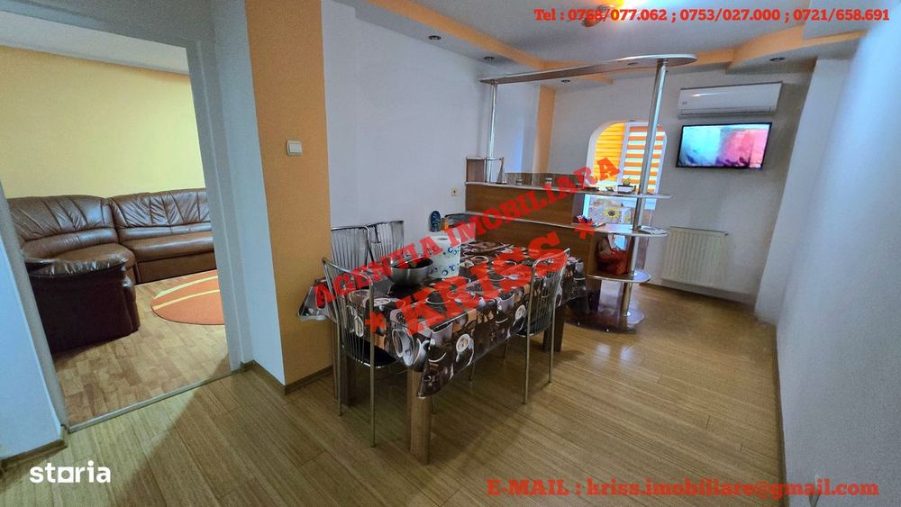 Apartament 4 Camere GĂVANA 3 Confort 1 DEC. 85 Mp. Stradal Centrală