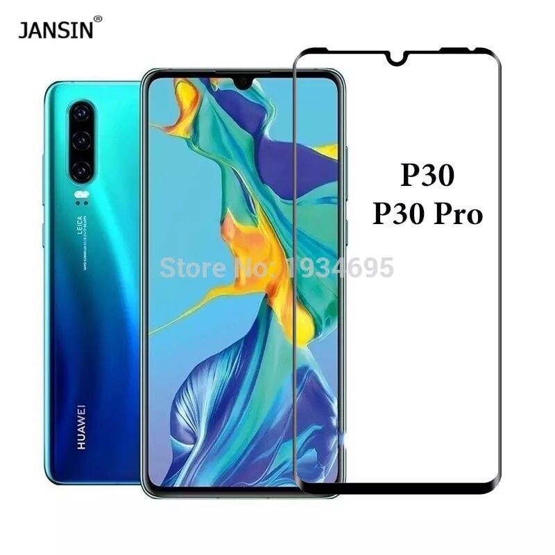 Huawei P30 Lite - Husa Silicon Carbon + Folie Sticla 9D 0.2Mm