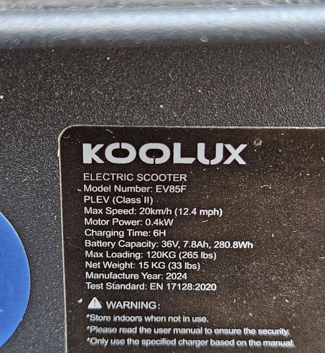 Trotineta koolux