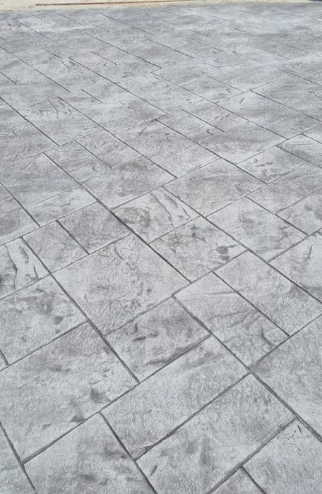 Beton amprentat  decorativ