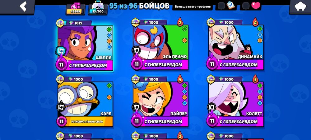 Продам аккаунт в игре бравл старс