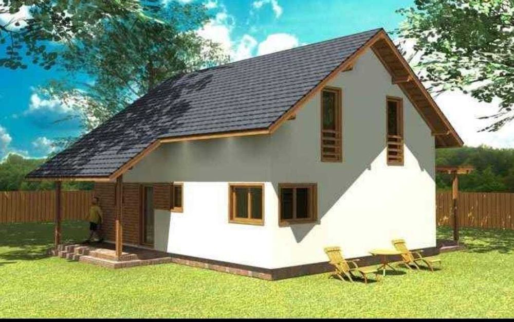 Case pe structura metalica