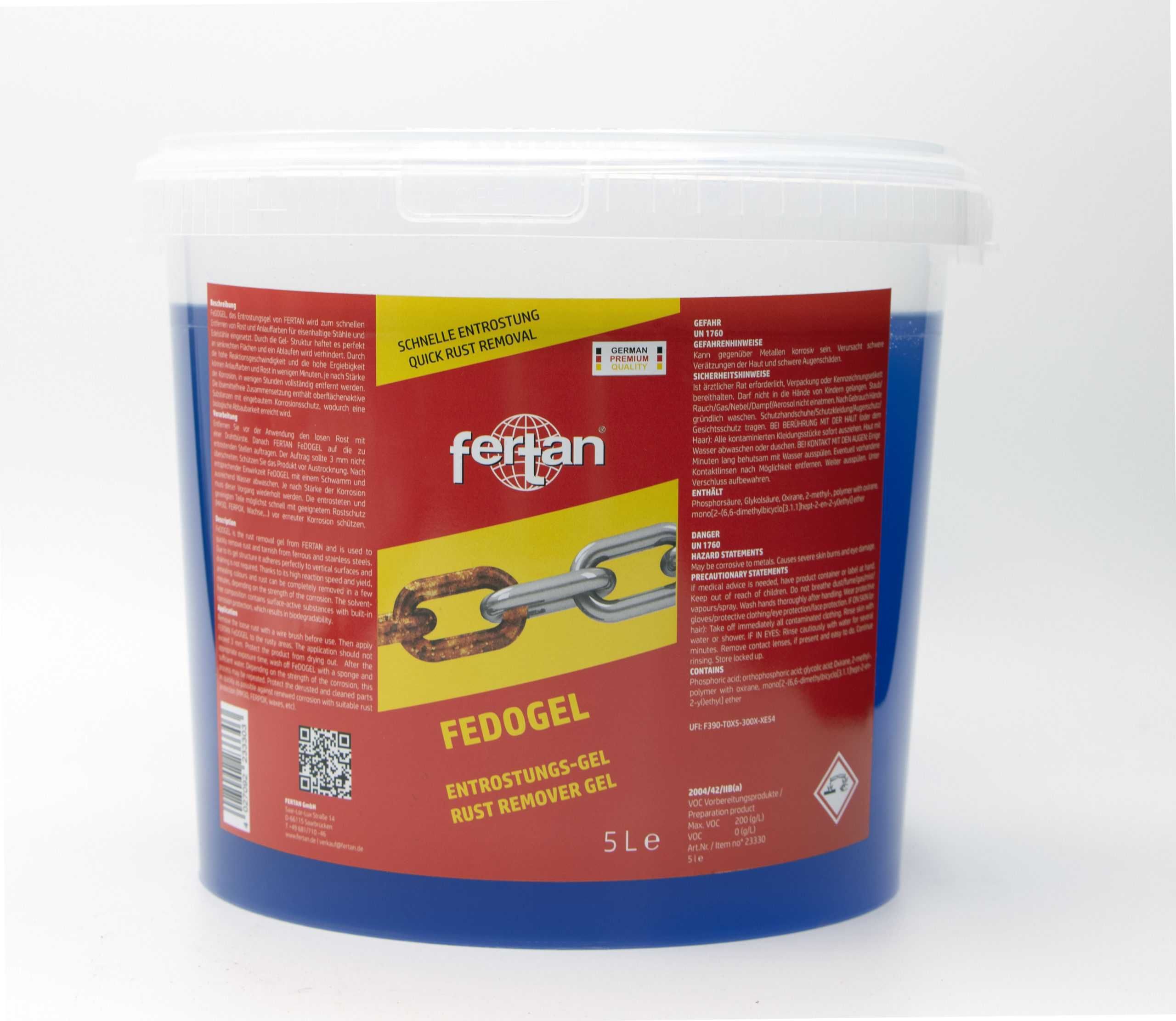 Gel Fedogel curatat coroziunea rugina pe metal otel cupru crom gresie