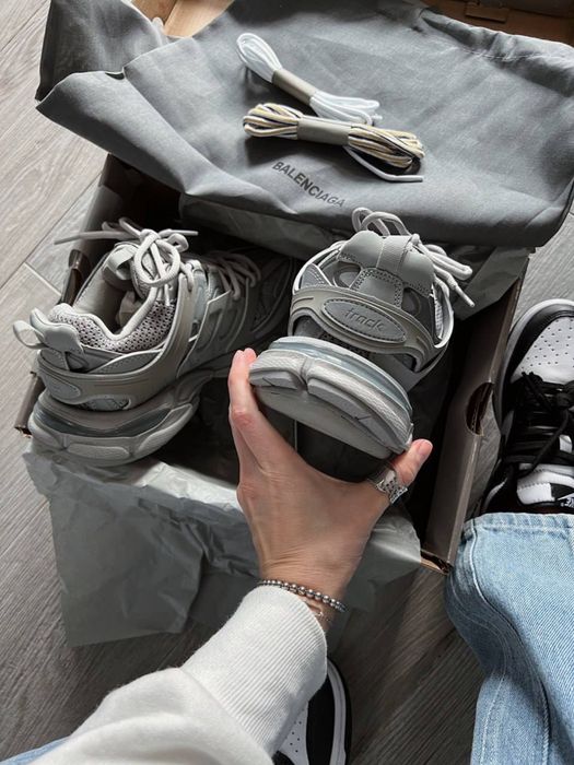 Balenciaga Track Grey / M 36-42 livr 1 zi  •Piele premium fullbox