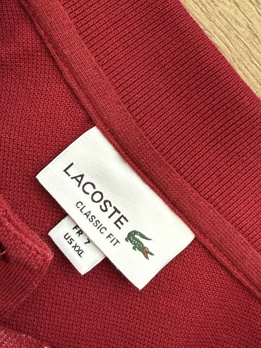 Tricou Polo LACOSTE Visiniu Burgundy Barbati | Marime XL (7)