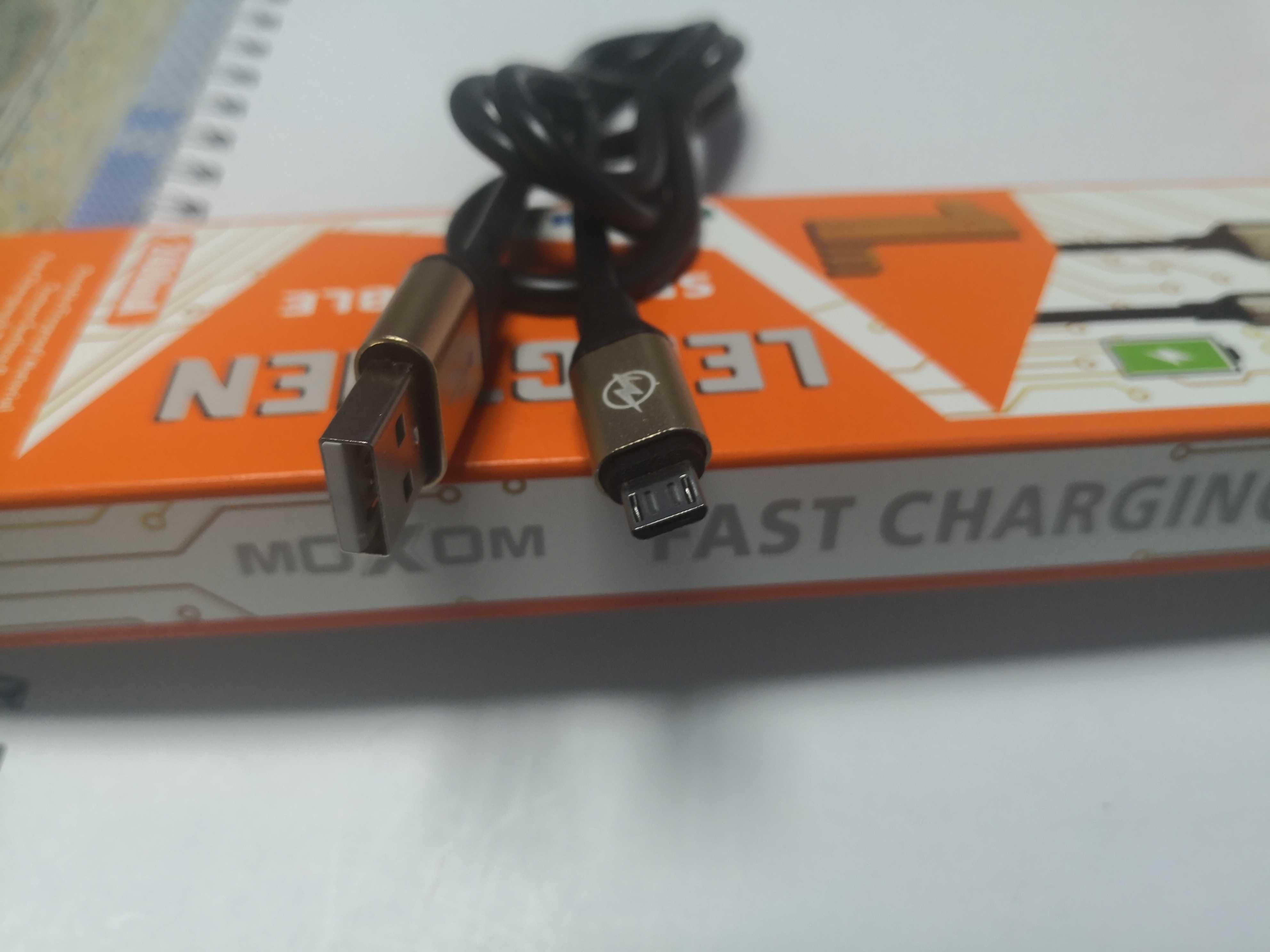 Cablu usb - micro usb/iphone/tip c de 2,4 A cu incarcare rapida de 1 m