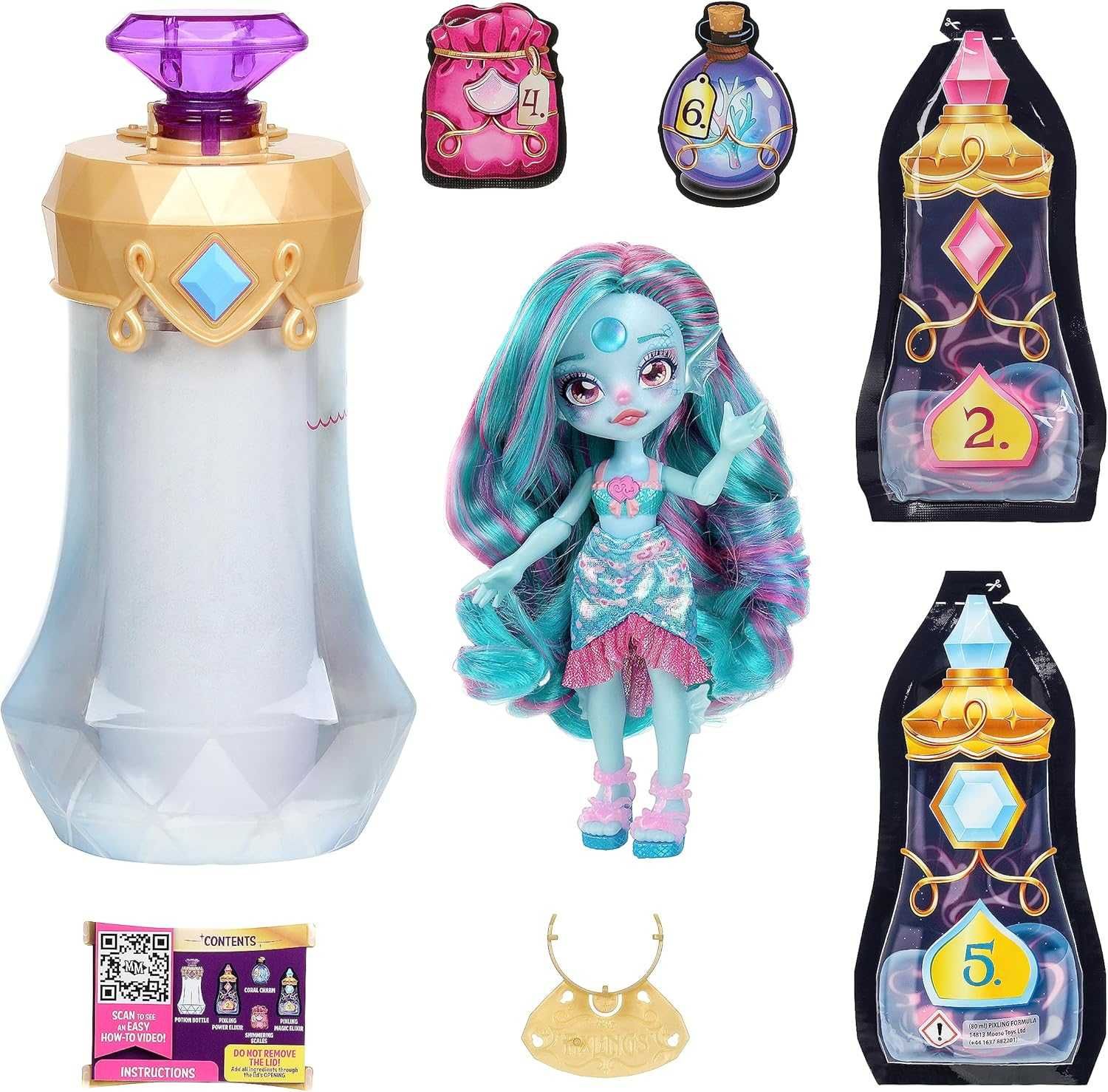 Кукла с магическо появяване Magic Mixies PIXLINGS - 3 вида