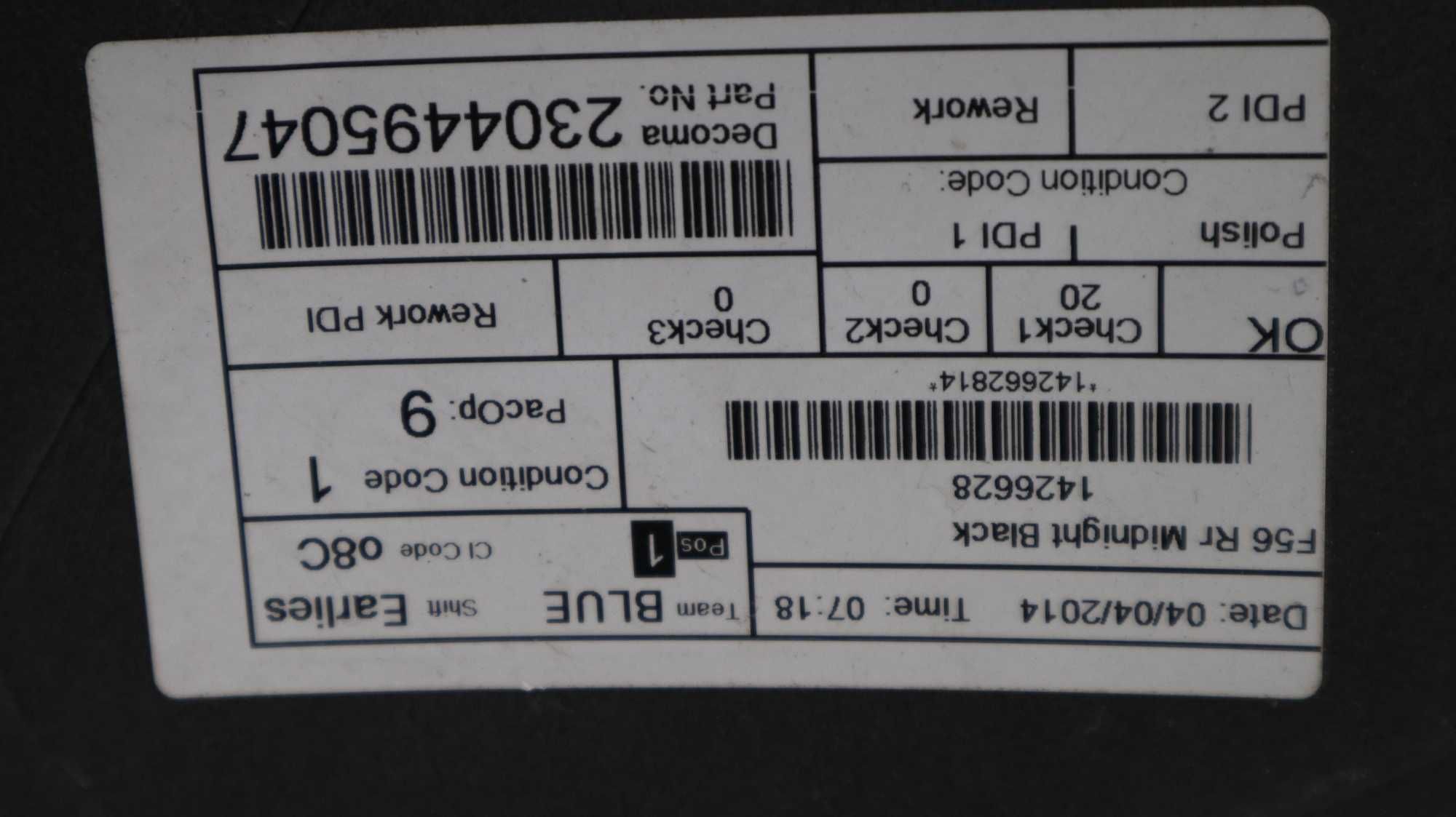 Задна броня Мини Купър F56/F57 Ф56/Ф57