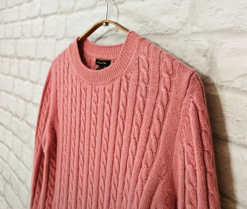 Massimo Dutti Оригинален дамски пуловер цвят сьомга Размер М