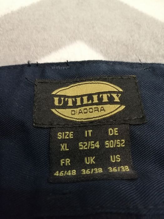 DIADORA pantaloni salopetă lucru bărbați | XL | transport GRATUIT‼️FAN