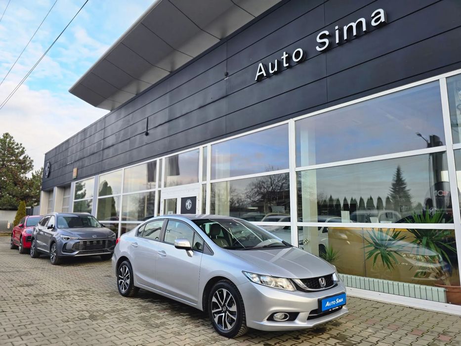 Honda Civic 98000 km, Euro 6, 1.8 V-TEC 142 CP, Clima, Scaune incalzite, Senzori