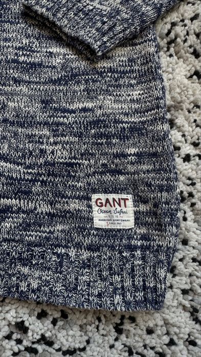 Нов мъжки пуловер Gant размер XL