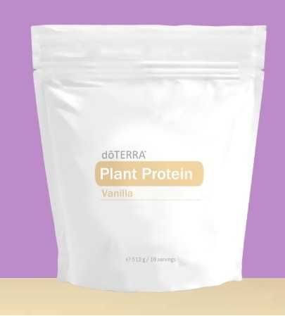 Pudră de proteine din plante cu vanilie dōTERRA(512g) pret redus 1 buc