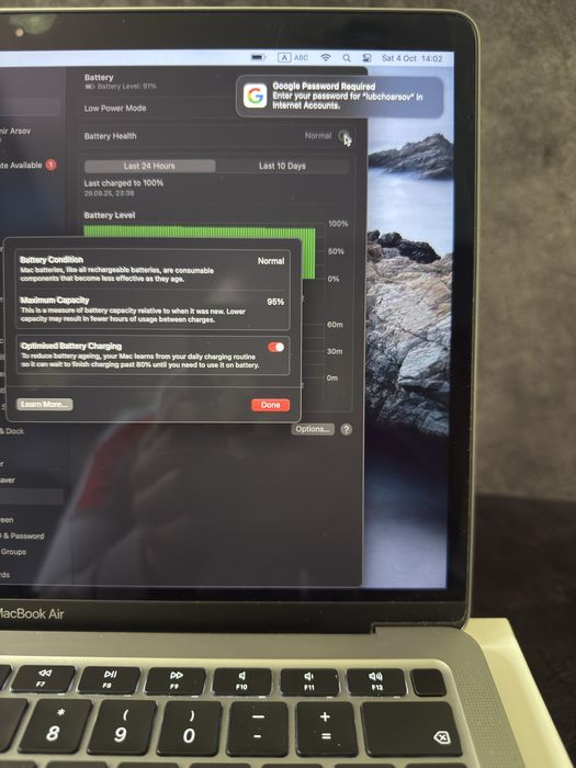 Macbook 2020 m1 256ssd