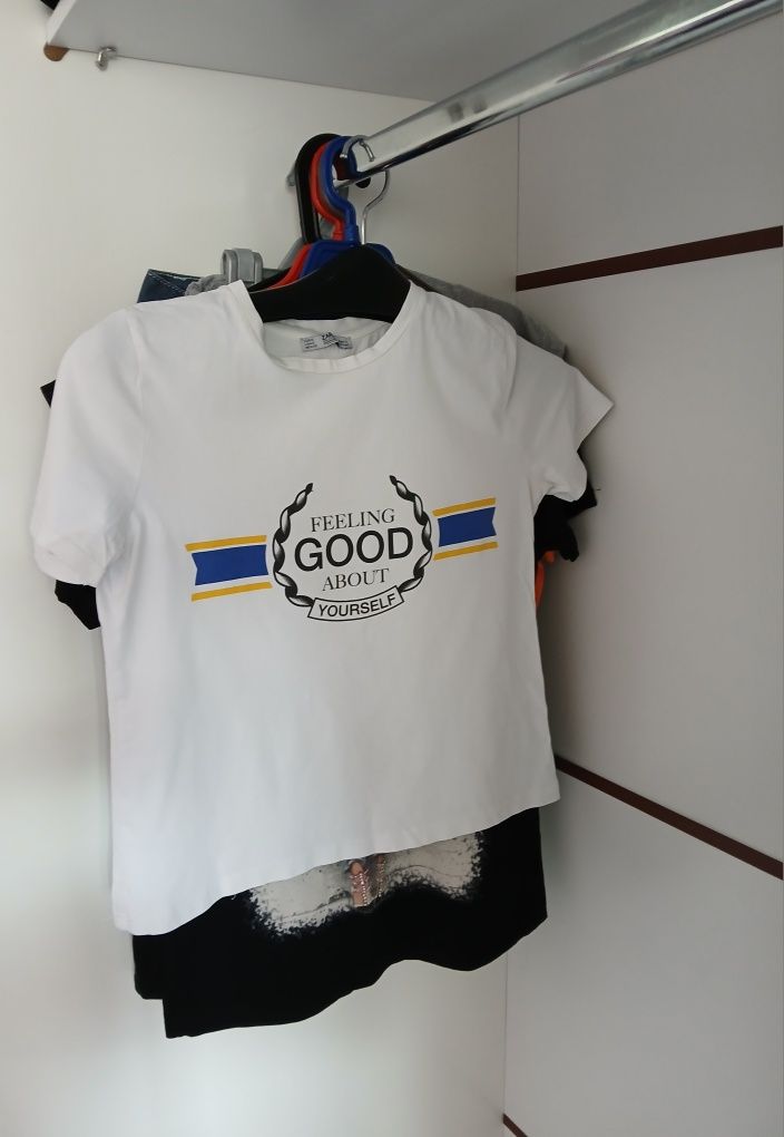Тениски zara,h&m,guess S размер