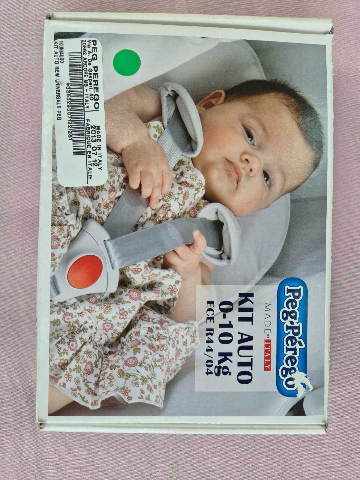 Детска количка Peg Perego комплект + колани за кола (кош новородено)