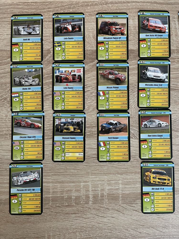 Колекционерска игра с карти Ravensburger Supertrumpf Car Racing