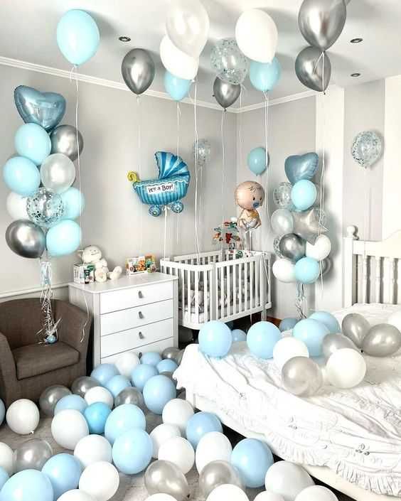 Decor Baloane Camera Nou Nascut Bebelus /Baby Shower / Gender Reveal