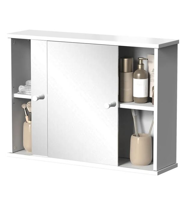 Шкафче с плъзгащи огледални врати Vicco