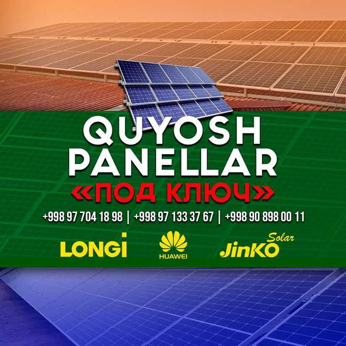 Longi x 10 | Jinko | Quyosh panel | Куёш панеллар | 500-650w