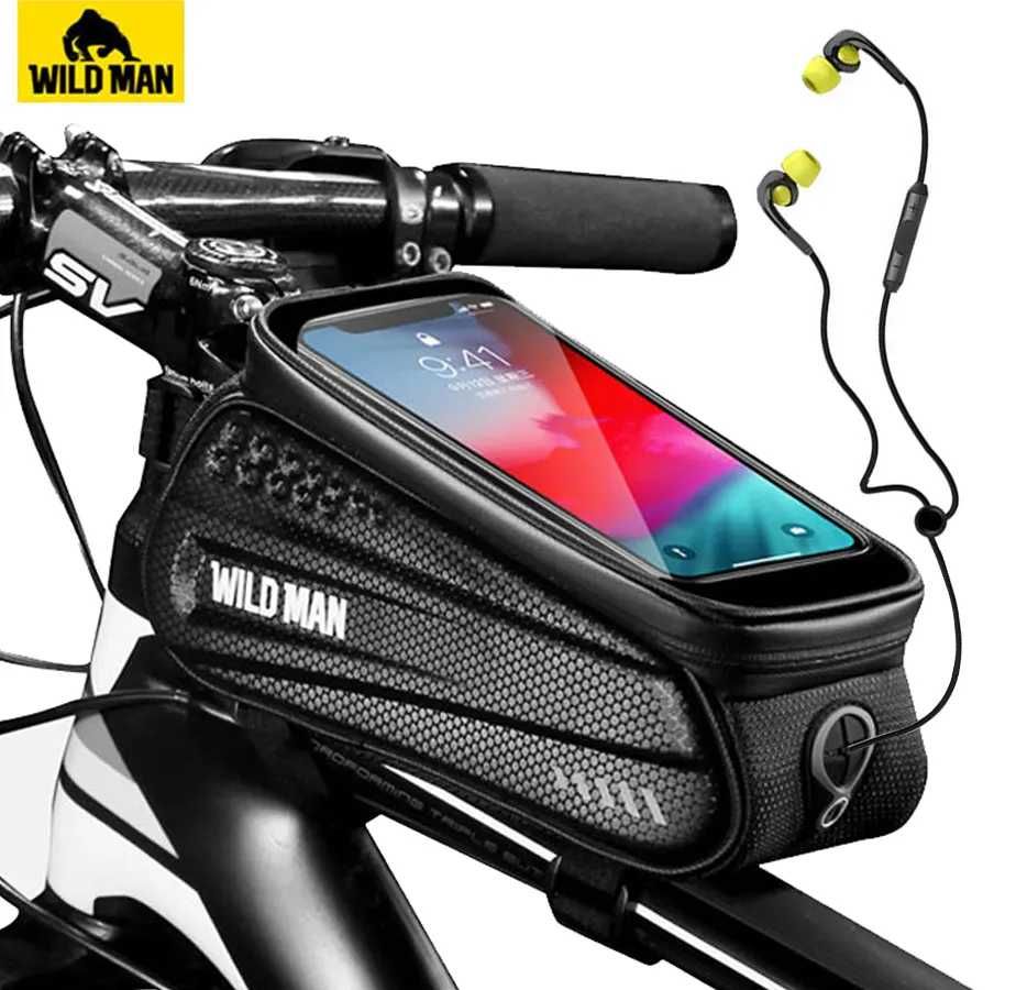 Geanta pentru bicicleta, cu ecran tacti pentru telefon, impermeabila