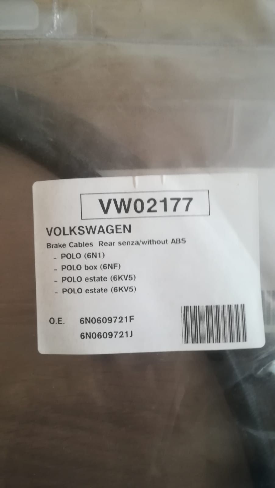 Vând cablu frana de mana VW polo