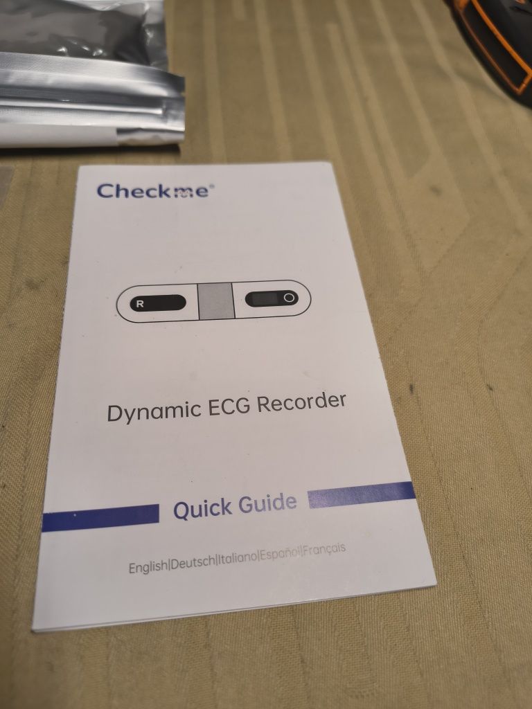 CheckMe ER1-LW 24-часов преносим ЕКГ монитор за домашна употреба, AI Е