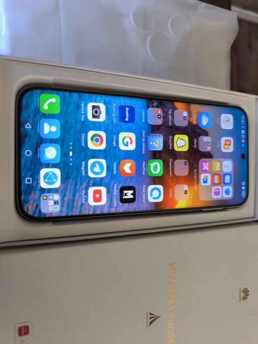 Vând/Schimb Huawei Pura 80 Pro model Glazed White 512 GB 12 GB