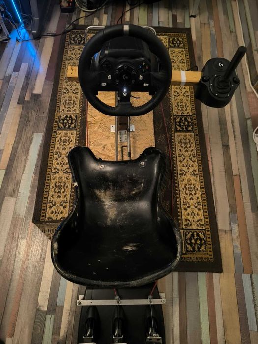 Simulator Racing Complet – Custom Kart Rig + G920 + Schimbător + VR