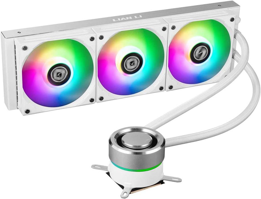 Răcire lichid procesor Lian Li Galahad AIO360 RGB White,2 ani garanție