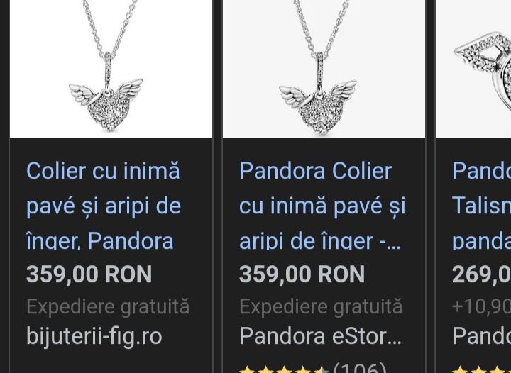 Lănțișor Pandora