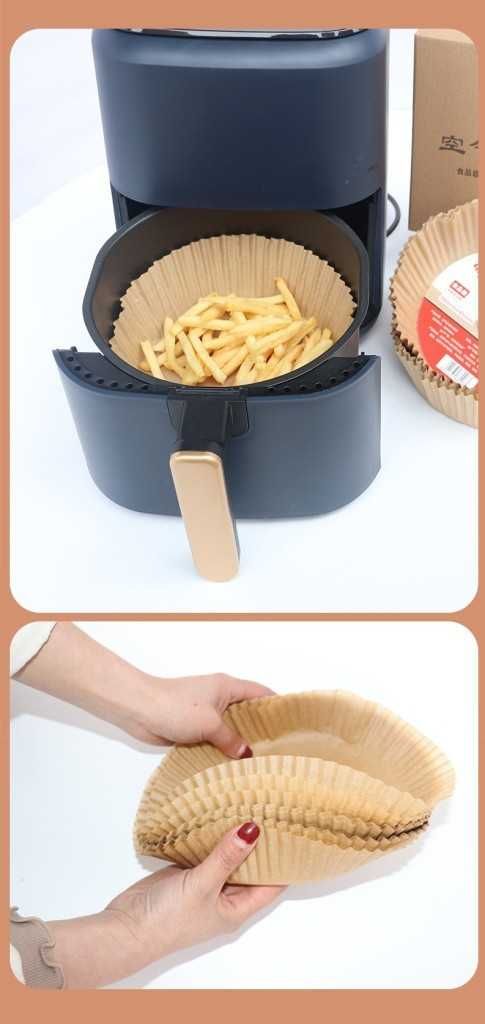 Комплект термоустойчиви хартиени подложки за Air Fryer