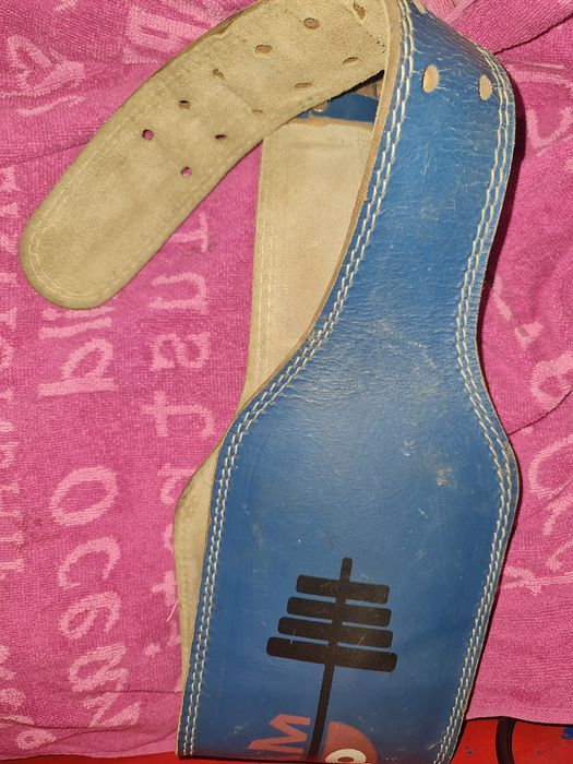 Ретро спортен колан ,кожа