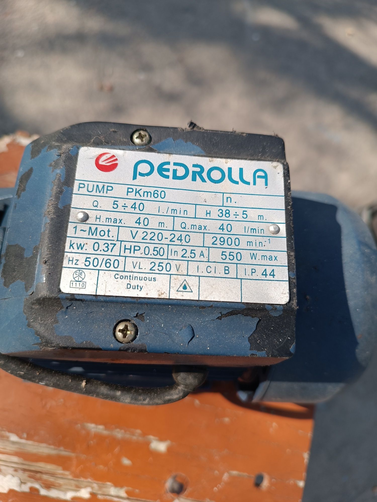 Водяной насос Pedrolla PKm60