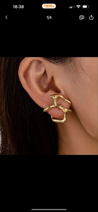 Стильные серьги, новые