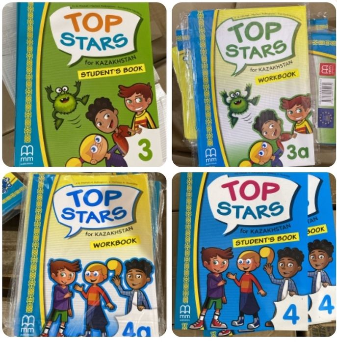 Рабочие тетради Top Stars 3, 4 классы, Топ Старс