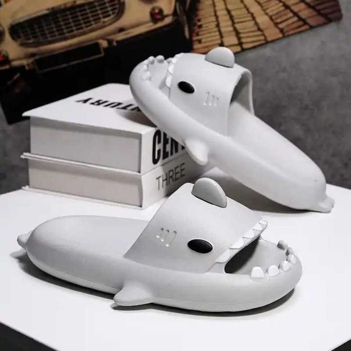 Papuci pentru copii fetite si baietei, Baby Shark, multicolori