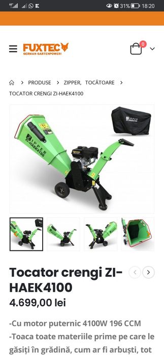 Vand tocator crengi Fuxtec ZI-HAEK4100