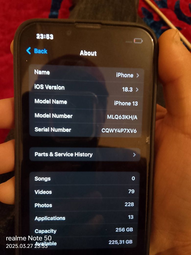 iPhone 13 karobkasi yoʼq