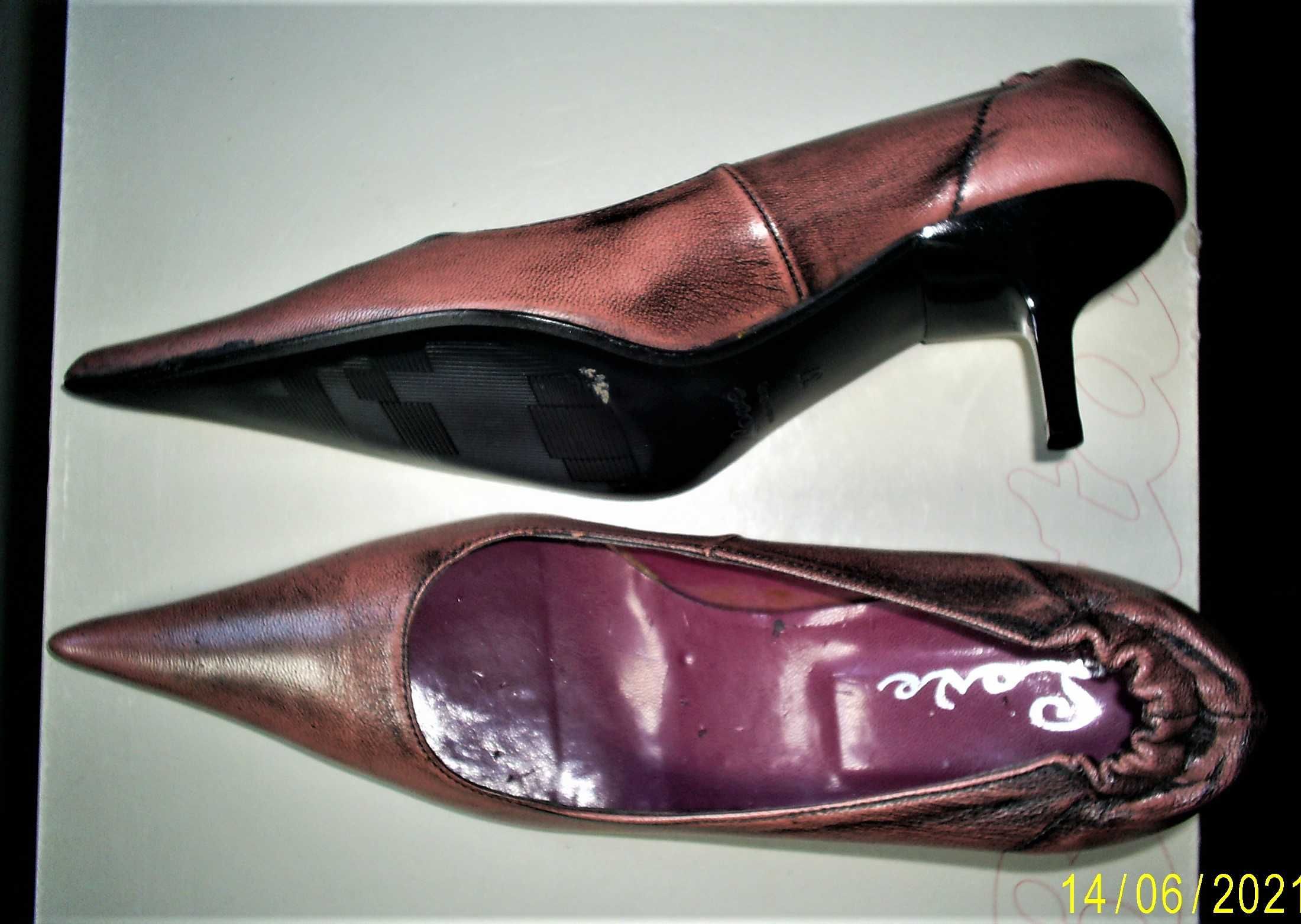 Pantofi ROZ fanat din piele 100% naturală_brand LOVE_made in Italy