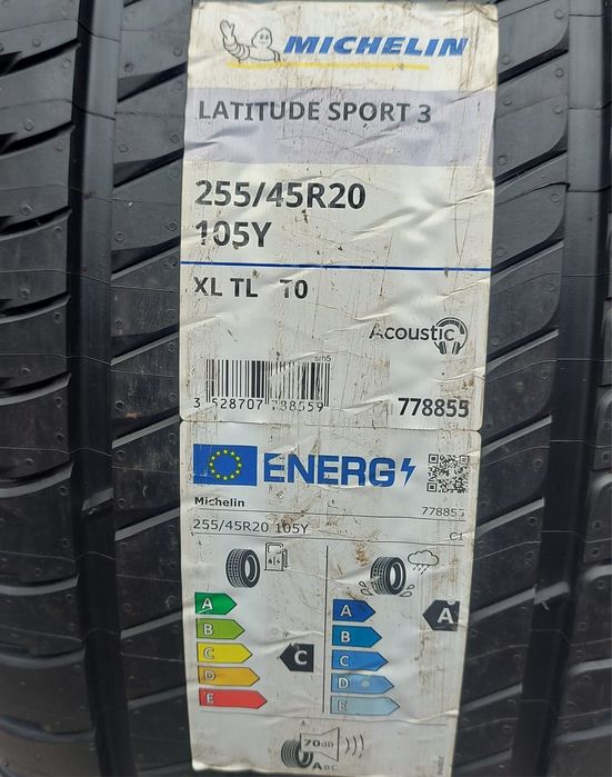 Set 2buc 255/45 R20 105Y XL Michelin Latitude Sport³ TO Acustic (anti