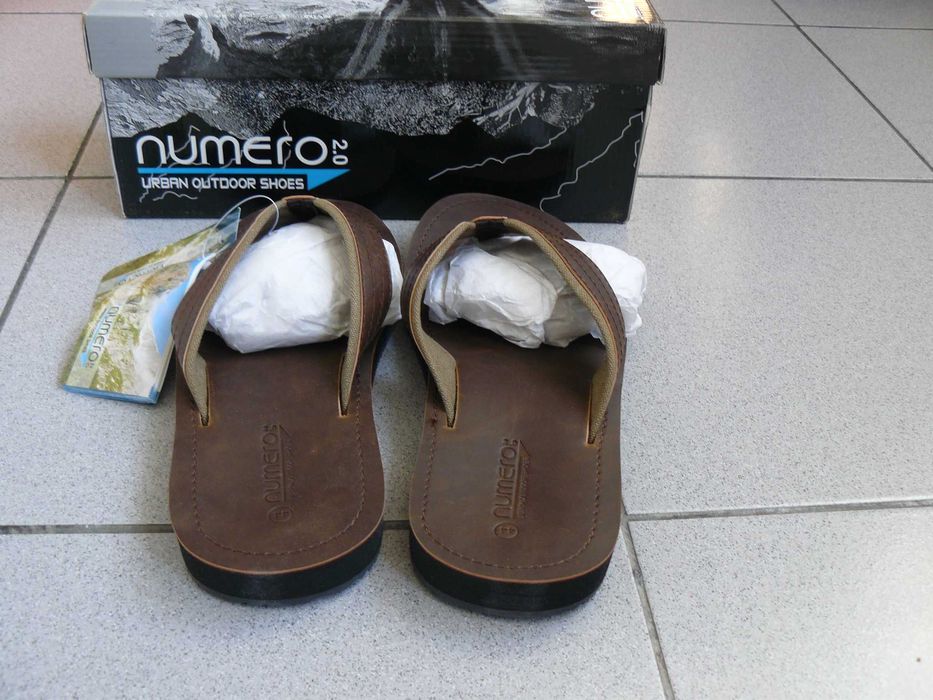 Papuci Barbati NUMERO 2.0,Noi, Cu Bareta Intre Degete,Piele Eco, Nr.41