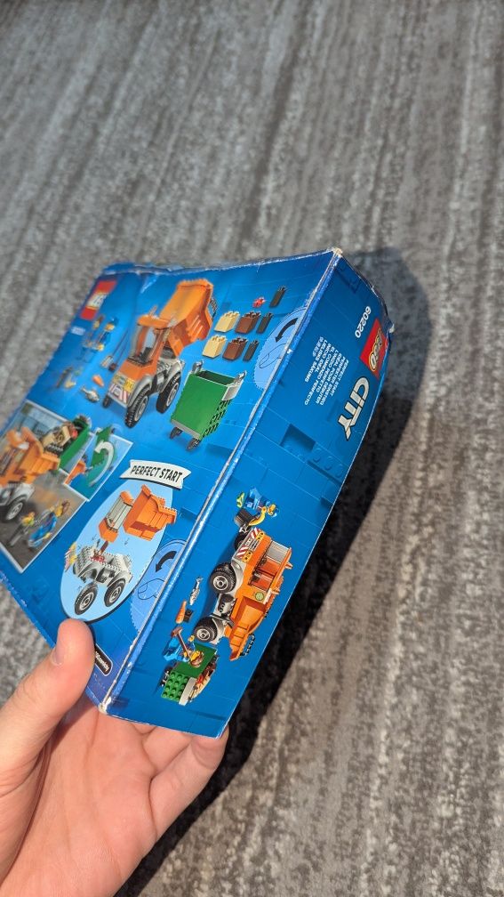 Lego city 4+ camion de gunoi garbage truck 60220