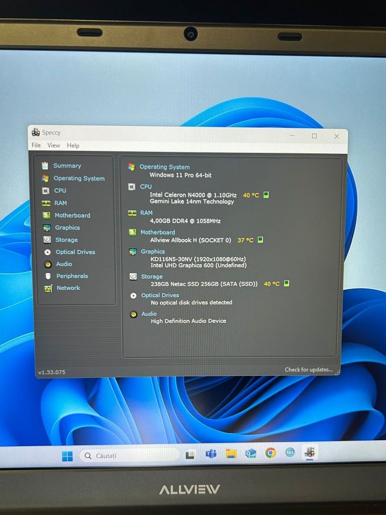 Amanet F28: Laptop Allview Allbook H (P)